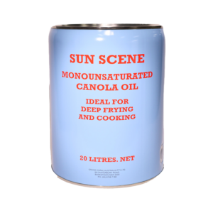 Canola Oil Sun Scene