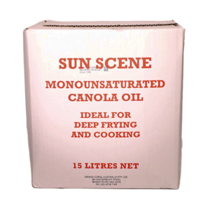 Canola Oil Sun Scene